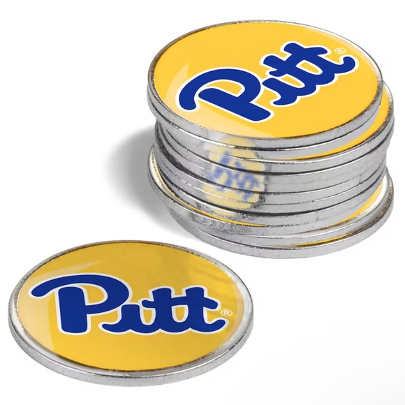 Linkswalker 12 Pack of Pittsburgh Panthers Ball Markers - Picture 1 of 3